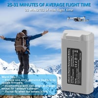 Fantasyo DJI Mini 2 SE Intelligens Akkumulátor 2400mAh 2db + LED Töltő Szett 6