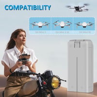 Fantasyo DJI Mini 2 SE Intelligens Akkumulátor 2400mAh 2db + LED Töltő Szett 2