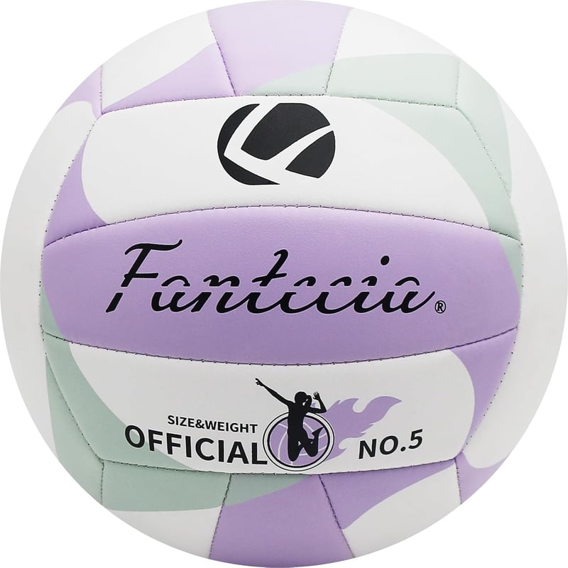 Fantecia 5-ös méretű röplabda pumpával, puha bőr strandrögbi