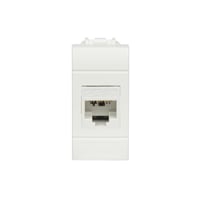 Fanton 23713-36 dátová zásuvka RJ45 UTP 180° CAT.6 na beznástrojovú montáž pre rámiky a držiaky Bticino Living Light 1