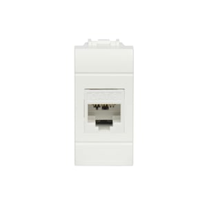 Fanton 23713-36 RJ45 UTP 180° CAT.6 podatkovni priključak za montažu bez alata za Bticino Living Light okvire i nosače