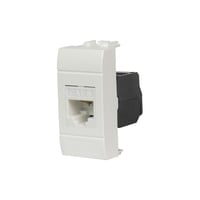 Fanton 23713-36 dátová zásuvka RJ45 UTP 180° CAT.6 na beznástrojovú montáž pre rámiky a držiaky Bticino Living Light 2