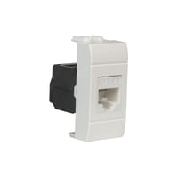 Fanton 23713-36 dátová zásuvka RJ45 UTP 180° CAT.6 na beznástrojovú montáž pre rámiky a držiaky Bticino Living Light 3