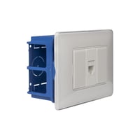 Fanton 23713-36 dátová zásuvka RJ45 UTP 180° CAT.6 na beznástrojovú montáž pre rámiky a držiaky Bticino Living Light 4
