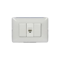 Fanton 23713-36 dátová zásuvka RJ45 UTP 180° CAT.6 na beznástrojovú montáž pre rámiky a držiaky Bticino Living Light 6