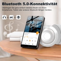 Fanvace MP3 player sa Spotify, Bluetooth i WLAN vezom, sa ekranom osetljivim na dodir od 4,02 inča 4