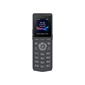 Bezdrôtový DECT telefón Fanvil W610D, Bluetooth 5.0, 3,5 mm jack na slúchadlá, funkcia Push to Talk, odolnosť proti pádu z 1,8 m, čierny