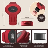 Fanximan Elektromos Köpölyöző Készülék Vörös Fény Terápiával - 2 Üzemmód, 6 Köpölyöző Fej, 12 Szívóerősség, Gua Sha Masszázs 7