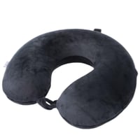 Far win Putni jastuk Memory Foam U-oblika Jastuk za vrat Avion Auto Ured Prijenosni Crni 1