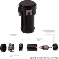 FARBIN 12V 150dB Autókürt Dupla Trombita Fekete Kompresszor Relé Kábellel 3