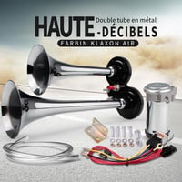 FARBIN 12V 150dB Autókürt Kompresszorral Kettős Trombita Légkürt 2