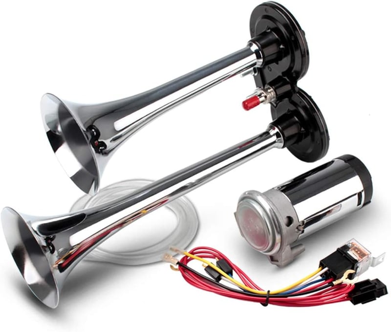 FARBIN 12V 150dB Autókürt Kompresszorral Kettős Trombita Légkürt
