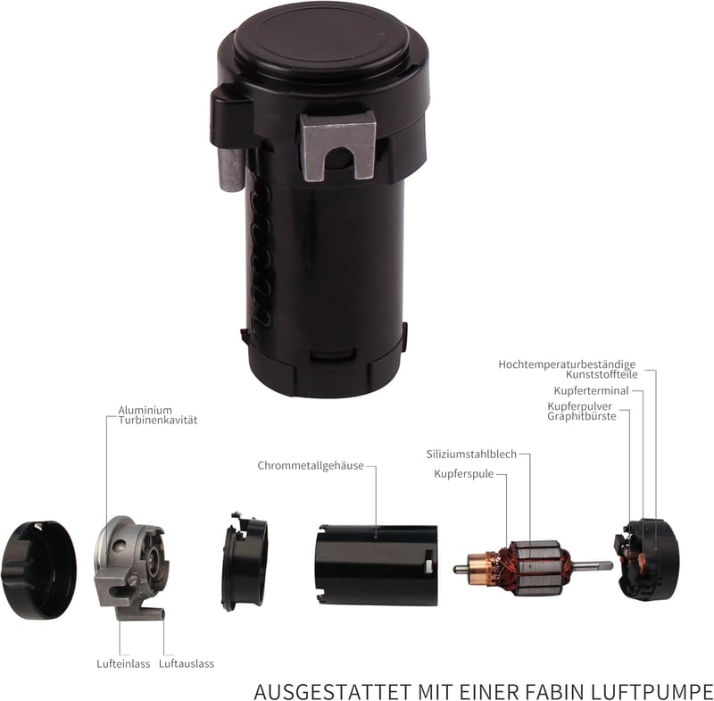 FARBIN 150 dB Dupla Kürt Autóhoz - 12V Univerzális Légkürt Kompresszorral és Gombbal - Autó, Teherautó, SUV Kompatibilis - Fekete