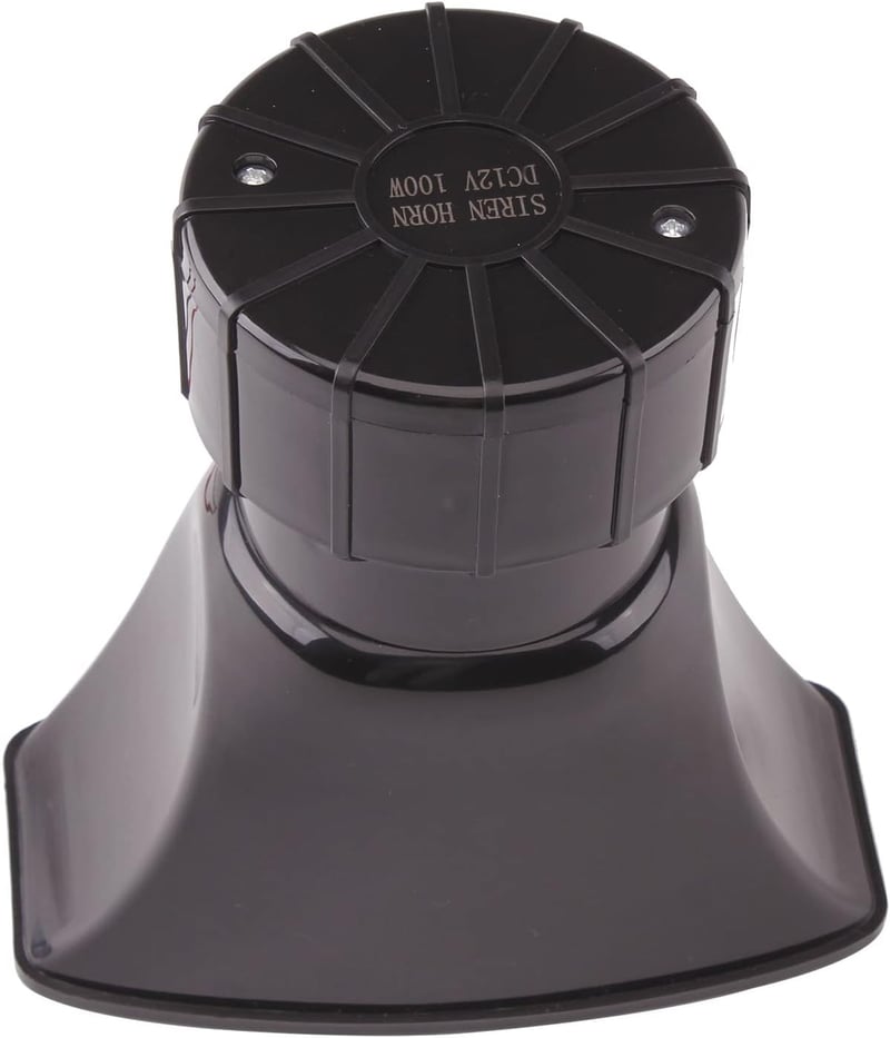 FARBIN 7 Hangú Rendőrségi Sziréna - 12V 100W Vezeték Nélküli Autó Hangszóró Távirányítóval - 120dB Vészjelző Kürt Univerzális Járművekhez