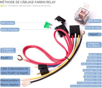 FARBIN 12V 150dB Autókürt Kompresszorral Kettős Trombita Légkürt 5
