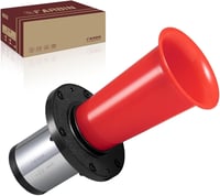 FARBIN retro vintage autókürt gombbal - fekete - 12V 1