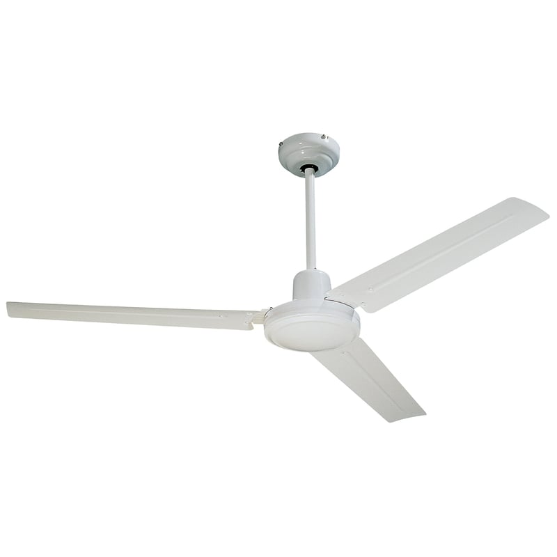 Stropný ventilátor Farelek Seychelles – 122 cm, biely, prietok vzduchu 280 m³/min