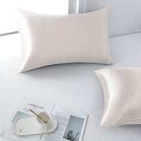 Față de pernă din satin FARFALLAROSSA 40x80 cm, 2 buc. – 100% satin, față de pernă super moale, bej 4