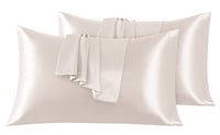 Față de pernă din satin FARFALLAROSSA 40x80 cm, 2 buc. – 100% satin, față de pernă super moale, bej 8