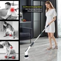FARI Elektromos Tisztító Kefe 8 Fej Szett Vezeték Nélküli Fürdőszoba Tisztító 2