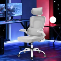 Scaun de birou ergonomic Farini cu roți, tetieră și cotiere rabatabile — o mică ruptură pe șezut (stare: vezi poza a 2-a) 13