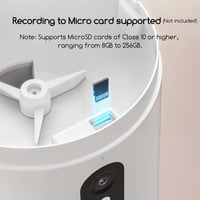 Faroro Automata WiFi Kisállat Etető 4L - 3MP HD Kamerával, Éjjellátóval, Kétirányú Hanggal, Applikációs Vezérléssel Macskáknak és Kutyáknak 5