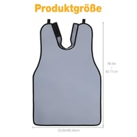 Faruijie 0,5mm Pb röntgen védőkötény szürke unisex felnőtteknek 4