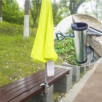 FASBET 2db Napernyő Erkély Tartó Galvanizált 25-36mm Korlát Rögzítő 6
