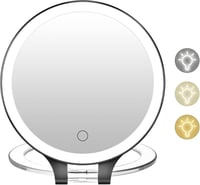 FASCINATE LED-es nagyító tükör 72 LED 1/10X nagyítás asztal és fali 1
