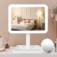 FASCINATE Újratölthető Sminkespegel LED Világítással 1