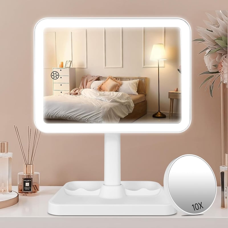 FASCINATE Újratölthető Sminkespegel LED Világítással