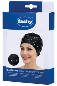 Cască de înot pentru femei Fashy Exclusive - Negru, mărime universală 5
