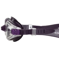 Ochelari de înot Fashy Spark II Comfort - Bordeaux/Transparent, ochelari de înot unisex pentru adulți 2
