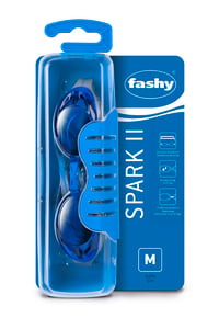Ochelari de înot Fashy Spark II Comfort - Bordeaux/Transparent, ochelari de înot unisex pentru adulți 6