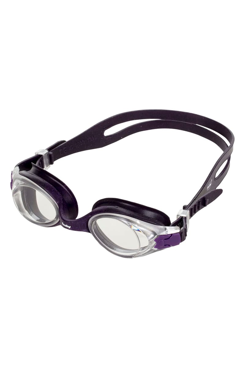 Ochelari de înot Fashy Spark II Comfort - Bordeaux/Transparent, ochelari de înot unisex pentru adulți