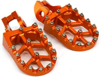 Pedală de frână CNC din aluminiu Fast Pro pentru modelele KTM SX/XC/EXC-F - portocaliu 5