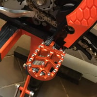 Pedală de frână CNC din aluminiu Fast Pro pentru modelele KTM SX/XC/EXC-F - portocaliu 9