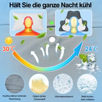 Pernă ortopedică pentru gât FATIVO, pernă ergonomică din spumă cu memorie în formă de fluture, pentru dormit pe o parte, pe spate și pe burtă, pernă pentru citit 5