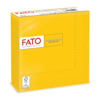 FATO Sárga Papír Szalvéta 33x33cm 2 Rétegű 50db Csomag 1