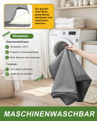 Pătuț Ortopedic pentru Câini Mari Favodormir, Pernă pentru Câini din Piele Ecologică Impermeabilă, Culcuș Ortopedic 5