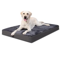 Favodormir ortopedski krevet za pse s vodootpornim dnom - tamnosivi - 119x73x9 cm (XXL) 1