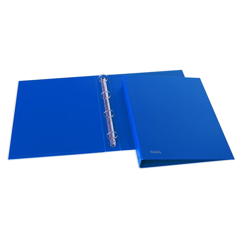 Dosar cu inele Favorit Sprint, 22x30 cm, 4 inele rotunde, 30 mm, carton, albastru