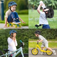 Detská cyklistická prilba Favoto, čierna, veľkosť S (48 – 54 cm) — Na jednom mieste je odlúpená matná farba (stav: pozri 2. obrázok) 7