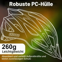 Cyklistická prilba Favoto pre dospelých, prilba na cestný a horský bicykel (MTB), veľkosť L 2