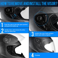 Favoto Motoros Bukósisak Full Face XL Carbon Fiber ECE Tanúsított 5