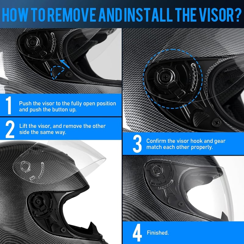 Favoto Motoros Bukósisak Full Face XL Carbon Fiber ECE Tanúsított