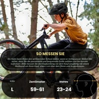 Cyklistická prilba Favoto MTB s odnímateľným šiltom, ľahká cyklistická prilba pre mužov a ženy, 14 vetracích otvorov, nastaviteľný hlavový pás 7