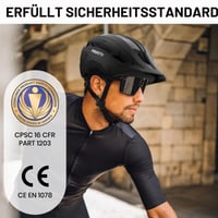 Cyklistická prilba Favoto MTB s odnímateľným šiltom, ľahká cyklistická prilba pre mužov a ženy, 14 vetracích otvorov, nastaviteľný hlavový pás 2