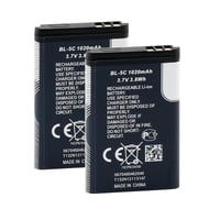 Acumulator reîncărcabil Fayerkar BL-5C pentru telefoane Nokia și radiouri portabile – 3,7 V 1020 mAh – 1 buc. 2