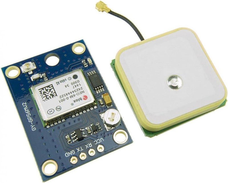 NEO-6M GPS Modul Arduino-hoz Kerámia Antennával - HiLetgo GY-NEO6MV2